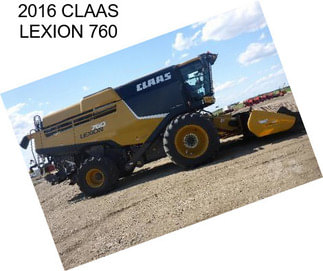 2016 CLAAS LEXION 760