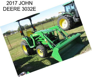 2017 JOHN DEERE 3032E