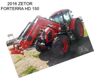 2016 ZETOR FORTERRA HD 150