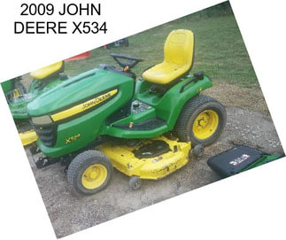 2009 JOHN DEERE X534