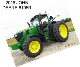 2016 JOHN DEERE 6195R