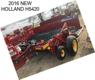 2016 NEW HOLLAND H5420