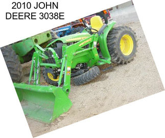 2010 JOHN DEERE 3038E