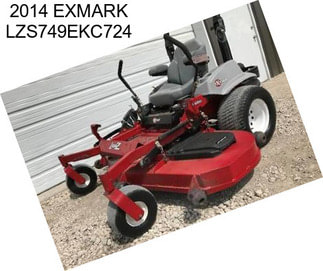 2014 EXMARK LZS749EKC724