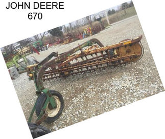 JOHN DEERE 670