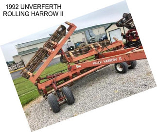 1992 UNVERFERTH ROLLING HARROW II