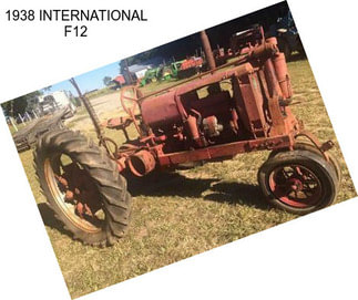 1938 INTERNATIONAL F12