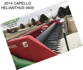 2014 CAPELLO HELIANTHUS 9400