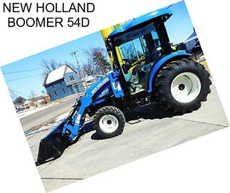 NEW HOLLAND BOOMER 54D