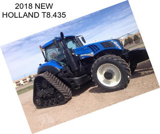 2018 NEW HOLLAND T8.435