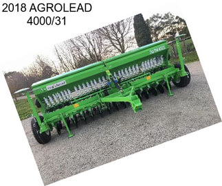 2018 AGROLEAD 4000/31