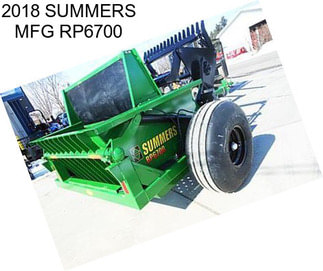 2018 SUMMERS MFG RP6700