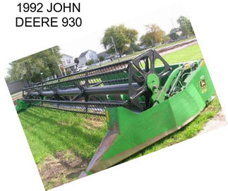 1992 JOHN DEERE 930
