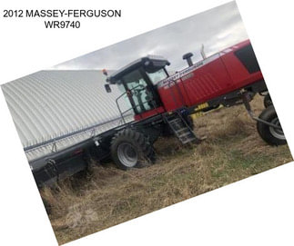 2012 MASSEY-FERGUSON WR9740