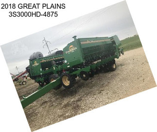 2018 GREAT PLAINS 3S3000HD-4875