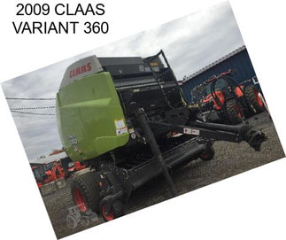 2009 CLAAS VARIANT 360