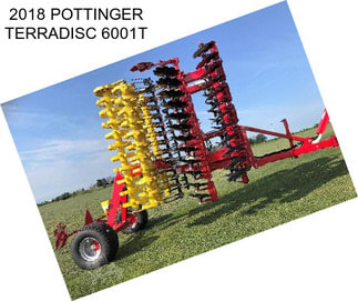 2018 POTTINGER TERRADISC 6001T