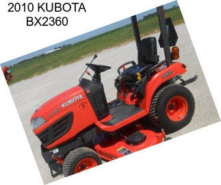 2010 KUBOTA BX2360