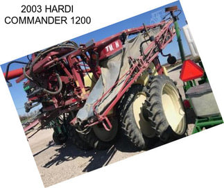 2003 HARDI COMMANDER 1200