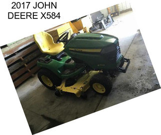 2017 JOHN DEERE X584