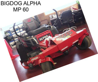 BIGDOG ALPHA MP 60