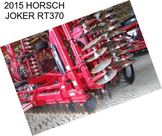 2015 HORSCH JOKER RT370