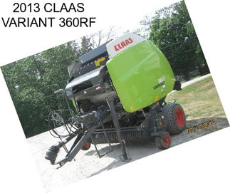 2013 CLAAS VARIANT 360RF