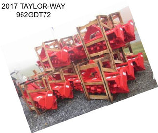 2017 TAYLOR-WAY 962GDT72