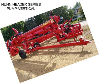 NUHN HEADER SERIES PUMP-VERTICAL