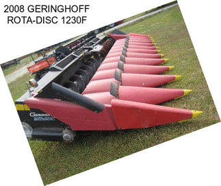 2008 GERINGHOFF ROTA-DISC 1230F