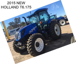 2015 NEW HOLLAND T6.175