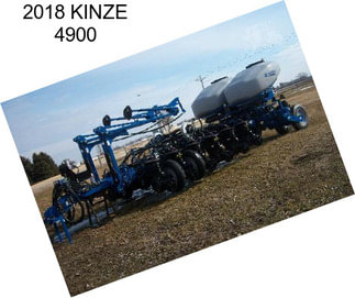 2018 KINZE 4900