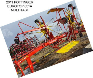 2011 POTTINGER EUROTOP 851A MULTITAST