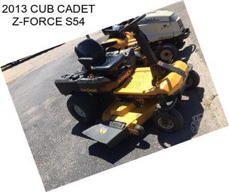 2013 CUB CADET Z-FORCE S54