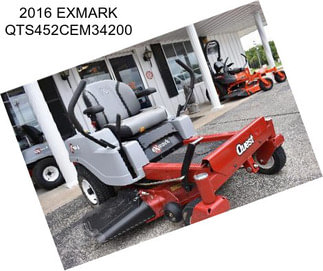 2016 EXMARK QTS452CEM34200