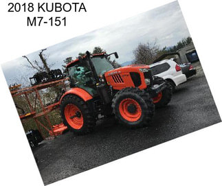 2018 KUBOTA M7-151