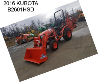 2016 KUBOTA B2601HSD