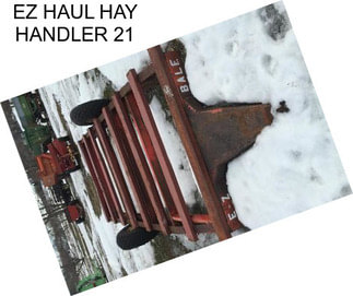 EZ HAUL HAY HANDLER 21