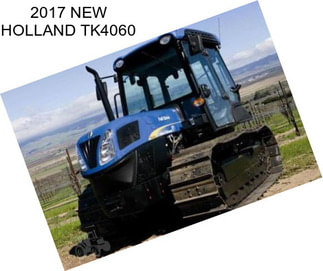 2017 NEW HOLLAND TK4060