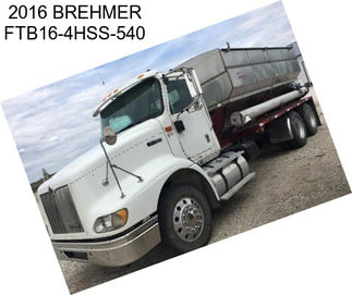 2016 BREHMER FTB16-4HSS-540