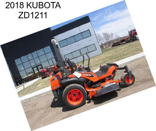 2018 KUBOTA ZD1211