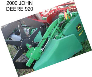 2000 JOHN DEERE 920