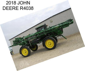 2018 JOHN DEERE R4038