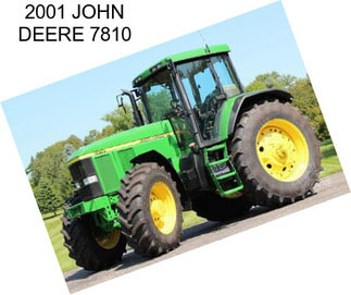 2001 JOHN DEERE 7810