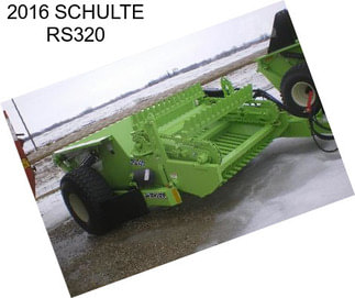 2016 SCHULTE RS320