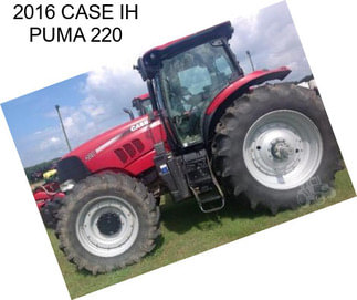 2016 CASE IH PUMA 220