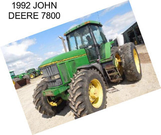 1992 JOHN DEERE 7800