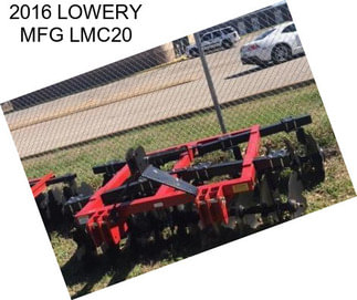 2016 LOWERY MFG LMC20