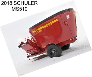 2018 SCHULER MS510