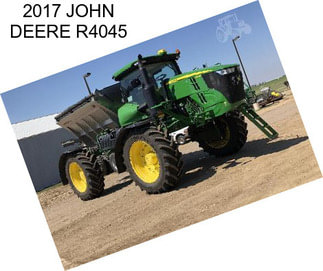 2017 JOHN DEERE R4045